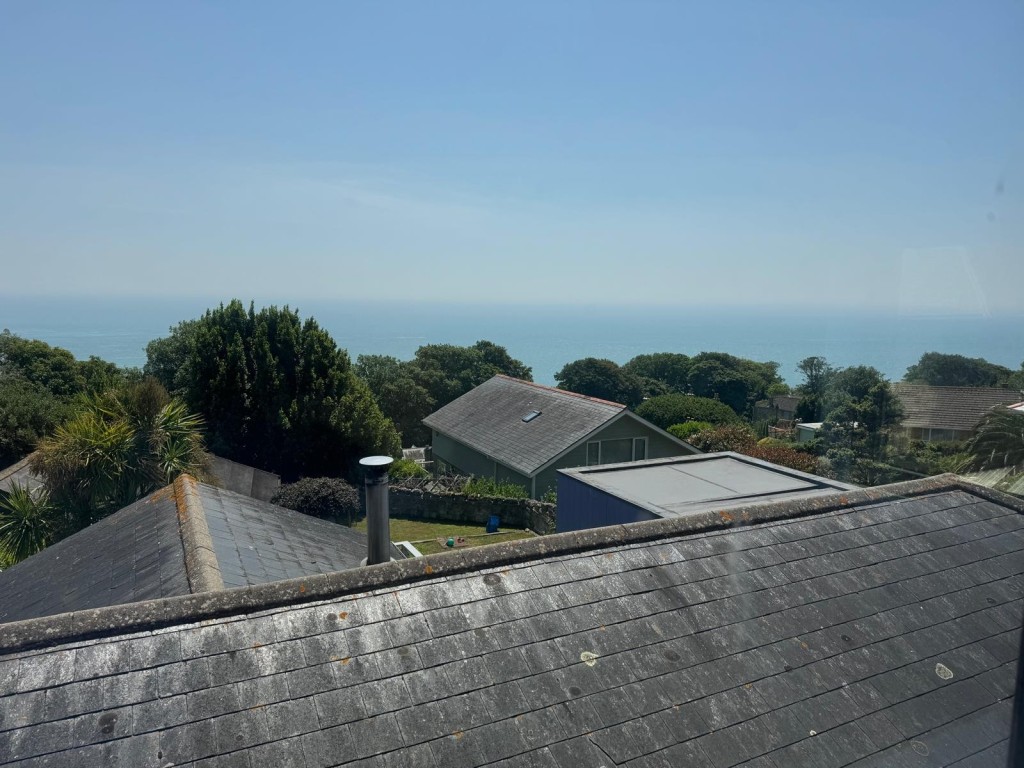 Lot: 88 - TWO-BEDROOM COTTAGE FOR IMPROVEMENT - The View From The Bathroom Window